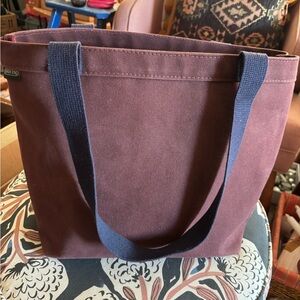 Vintage Lands End canvas tote